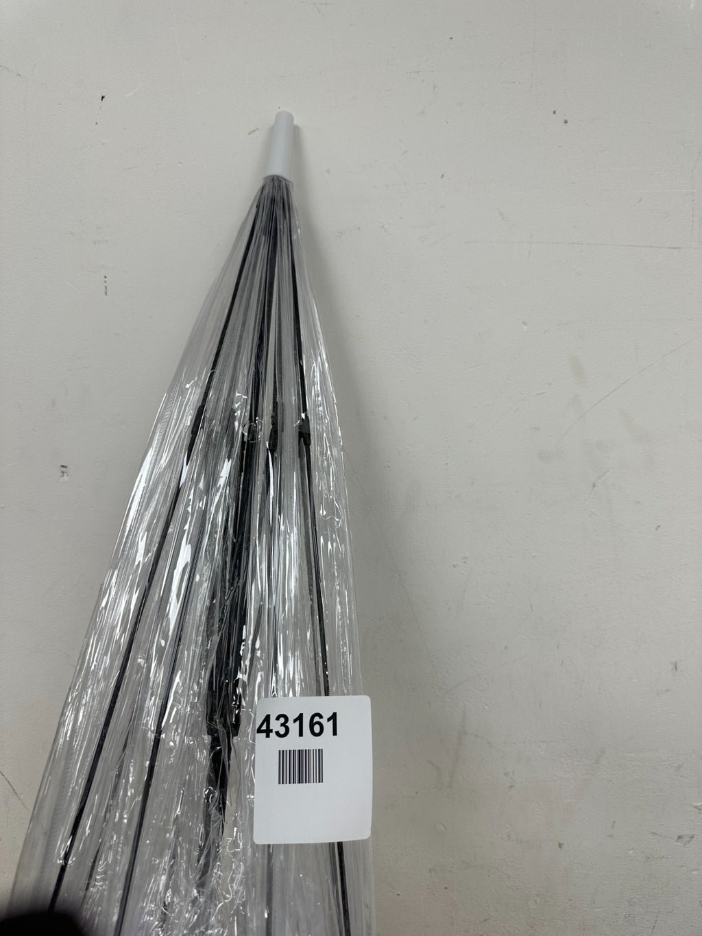 Fulton Patented Clear Dome, Birdcage Umbrella, Clear & Black Colour