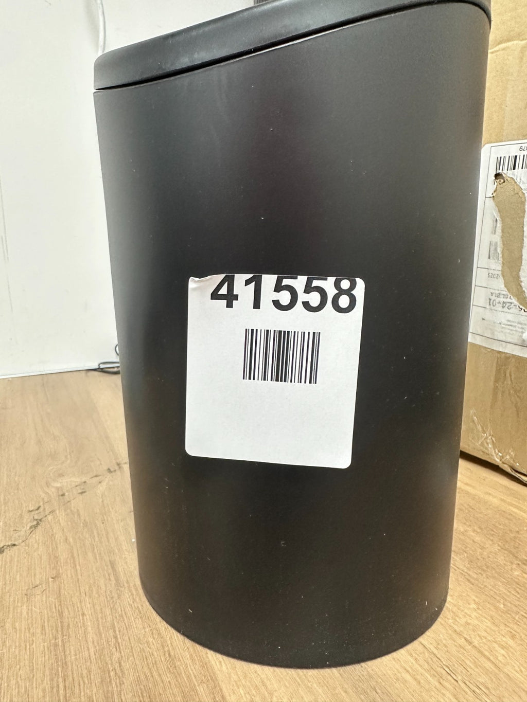 TATAY 6L Bathroom Bin Swing Lid Durable Plastic Compact Black