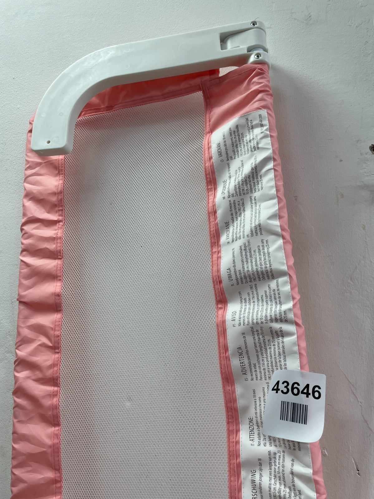 Safety 1st Portable Bed Rail, Foldable Bed Guard for Toddler Bed. Pink — New (other) (photo 6)