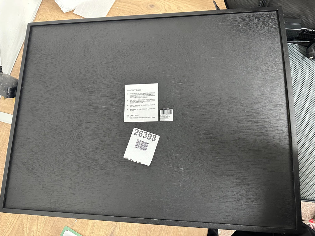 Hanobe Square Large Ottoman Tray: Damaged
