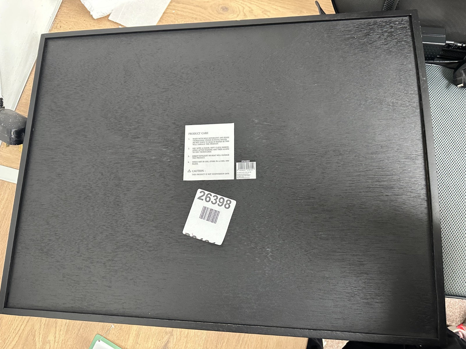 Hanobe Square Large Ottoman Tray: Damaged
