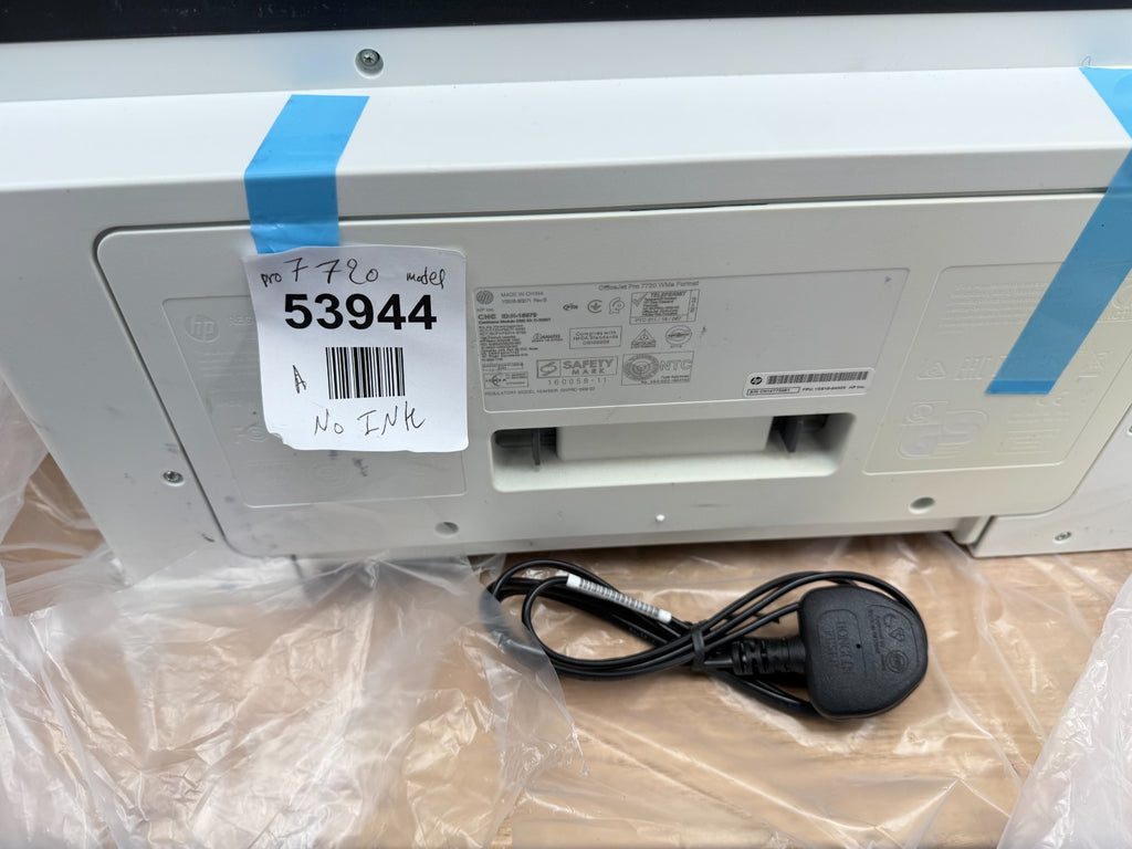HP OfficeJet Pro 7720 All-in-One Printer - White