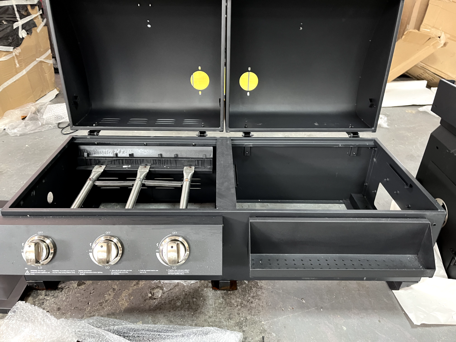 Tower 4 in 1 Dual Fuel Large Capacity Wagon Grill T978507