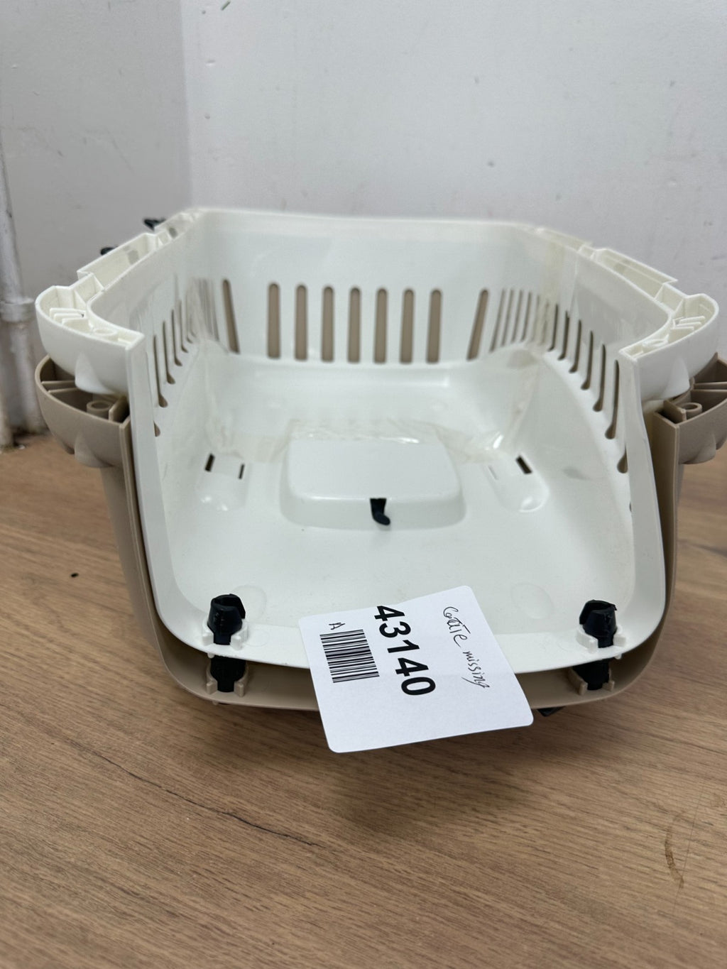 Kerbl Pet Carrier Transport Box 45x30x30 cm Cream Taupe for Small Animals