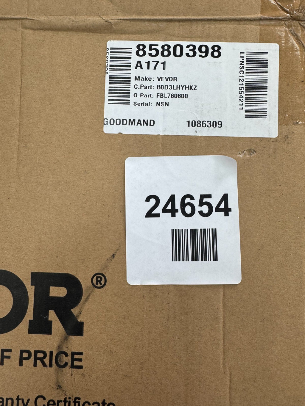 VEVOR Toilet Seat FBL760600