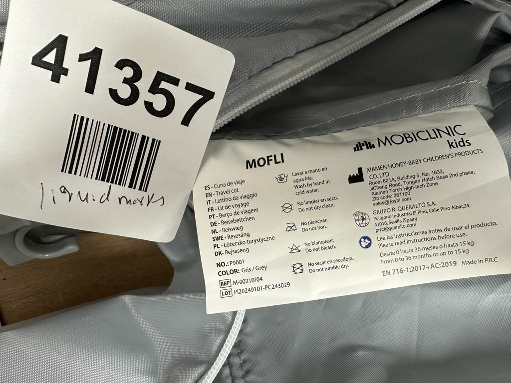 Mobiclinic, Travel Cot