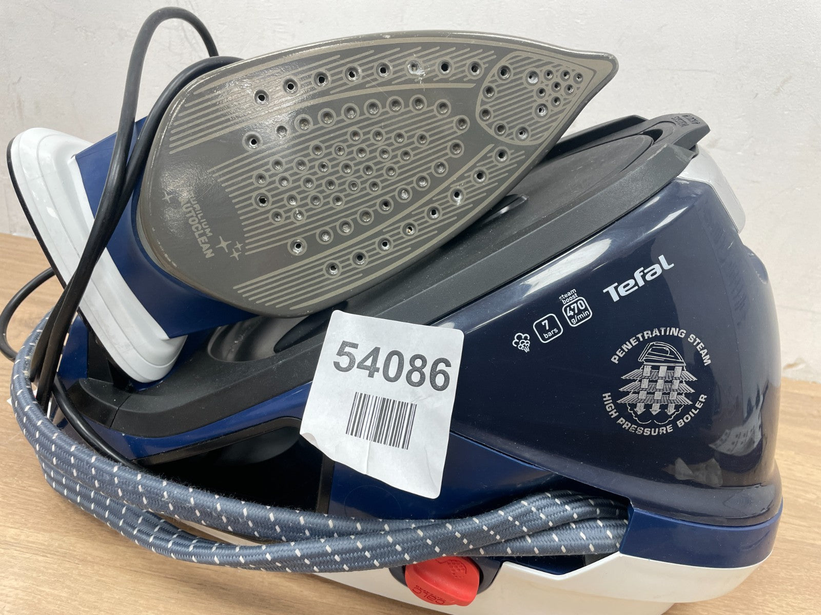 Tefal Pro Express Care GV9060G0 High Pressure Steam Generator Iron Blue White — Used (photo 3)