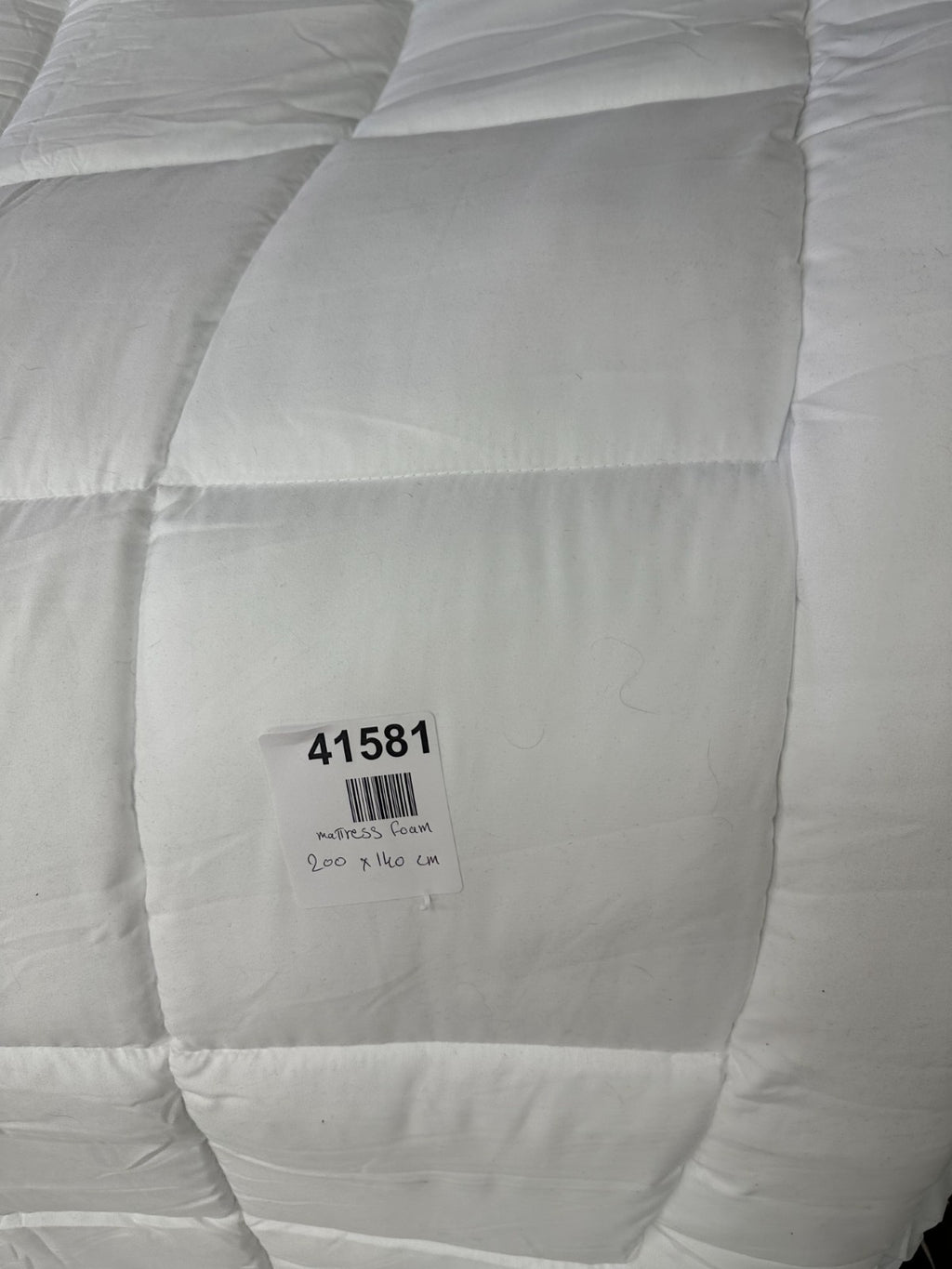 ELEMUSE Black Memory Foam Mattress Topper with Fluffy Pillow Top Cover, Mattress