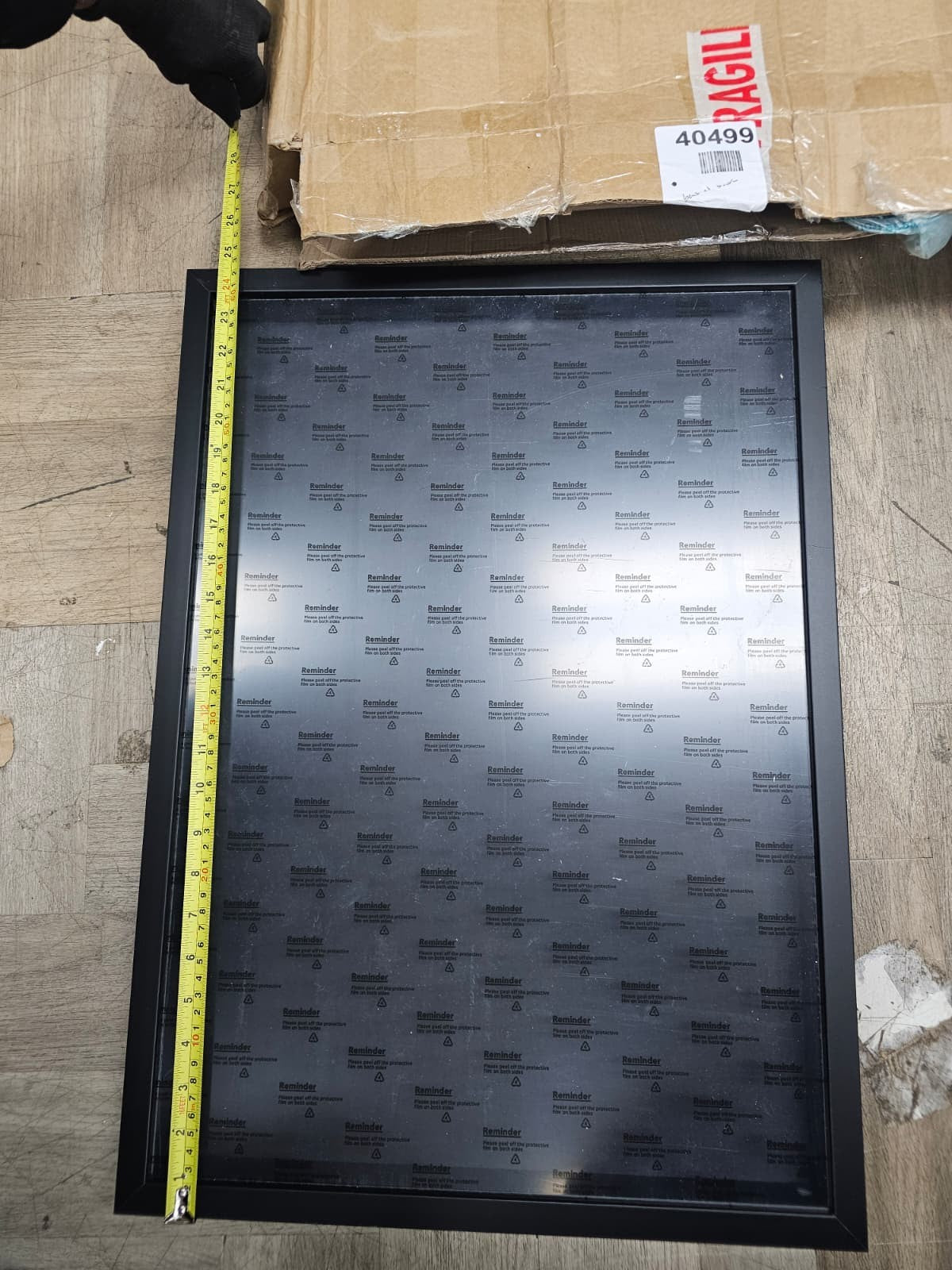 Poster frame 62x45cm- Bent at back — New (other) (photo 4)
