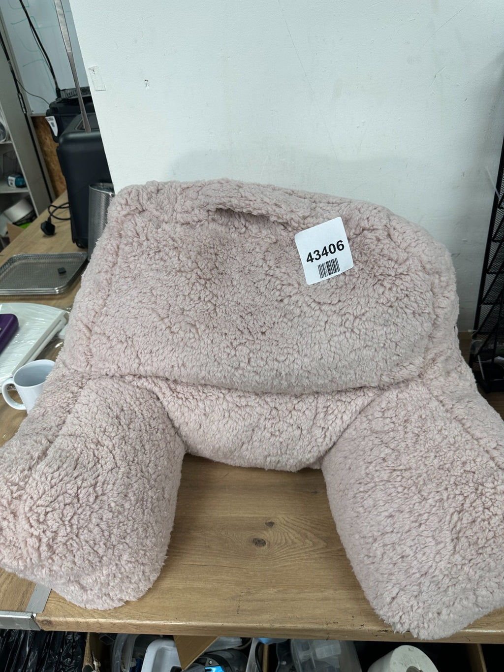 Iicon Teddy Bear Fluffy Fleece Large Cuddle Cushion