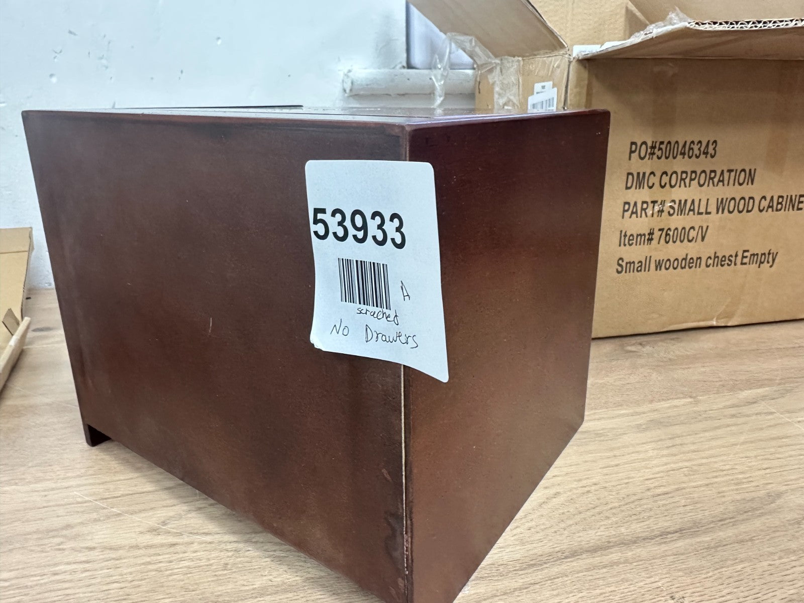 DMC Wooden Collectors Storage Box only - BOX ONLY