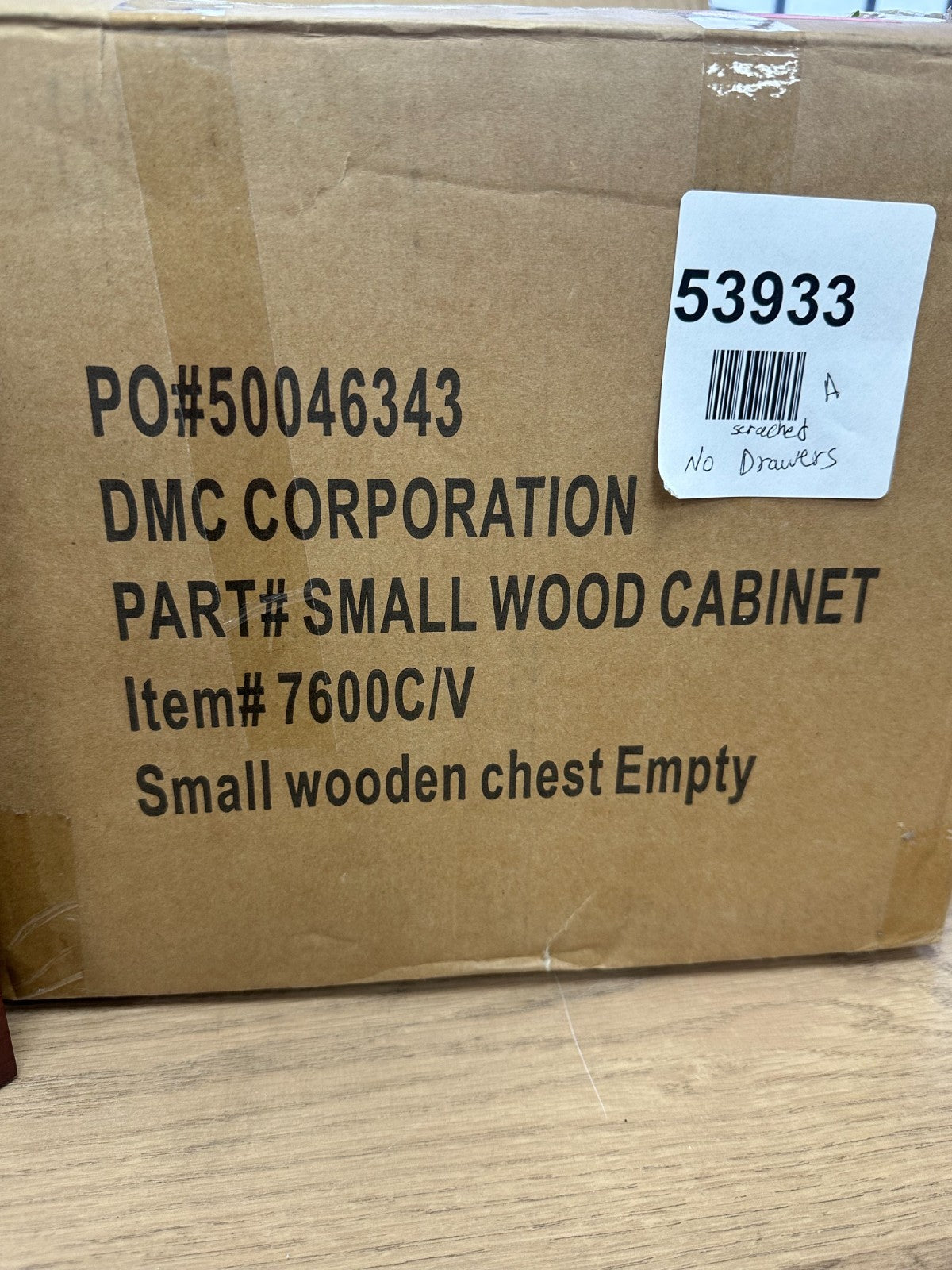 DMC Wooden Collectors Storage Box only - BOX ONLY