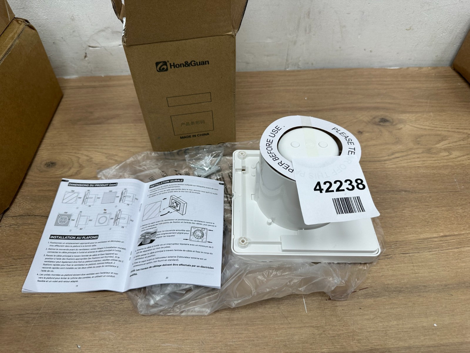 Hon&Guan Smart 102mm Bathroom Extractor Fan 4"