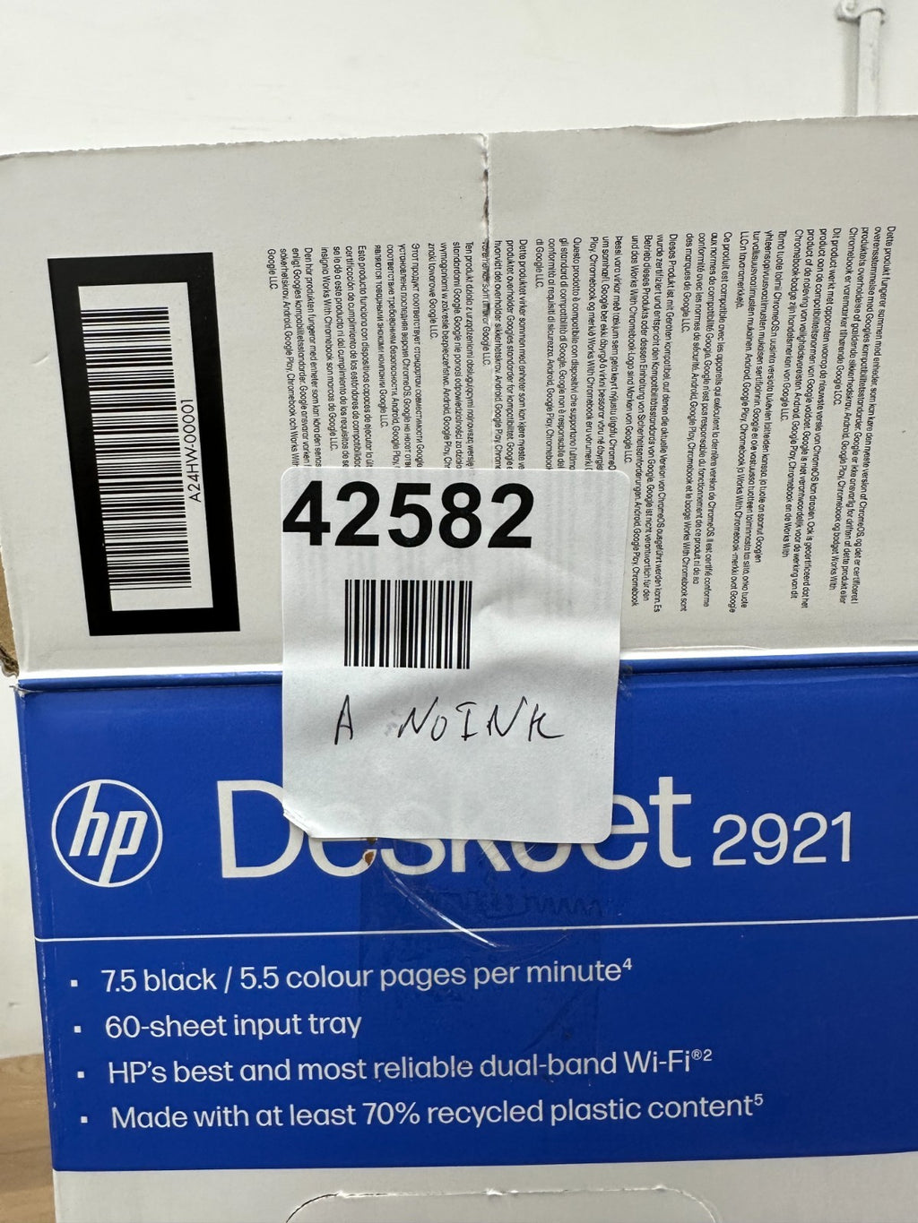 HP DeskJet 2921 All In One Printer