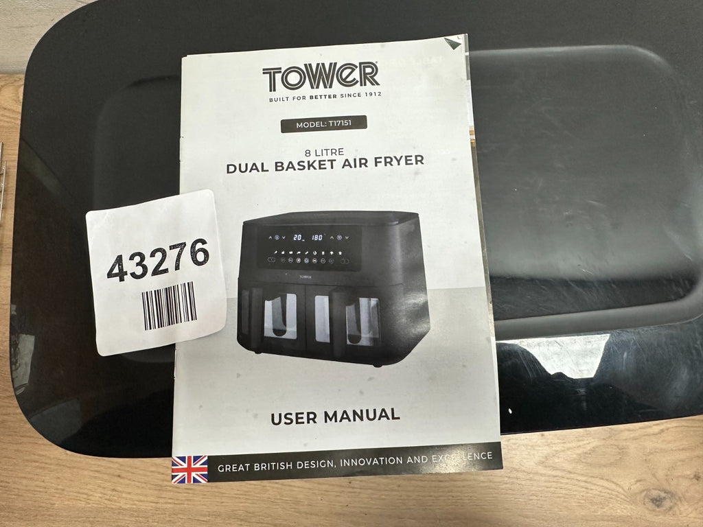 Tower T17151 Vortx Dual Basket Air Fryer