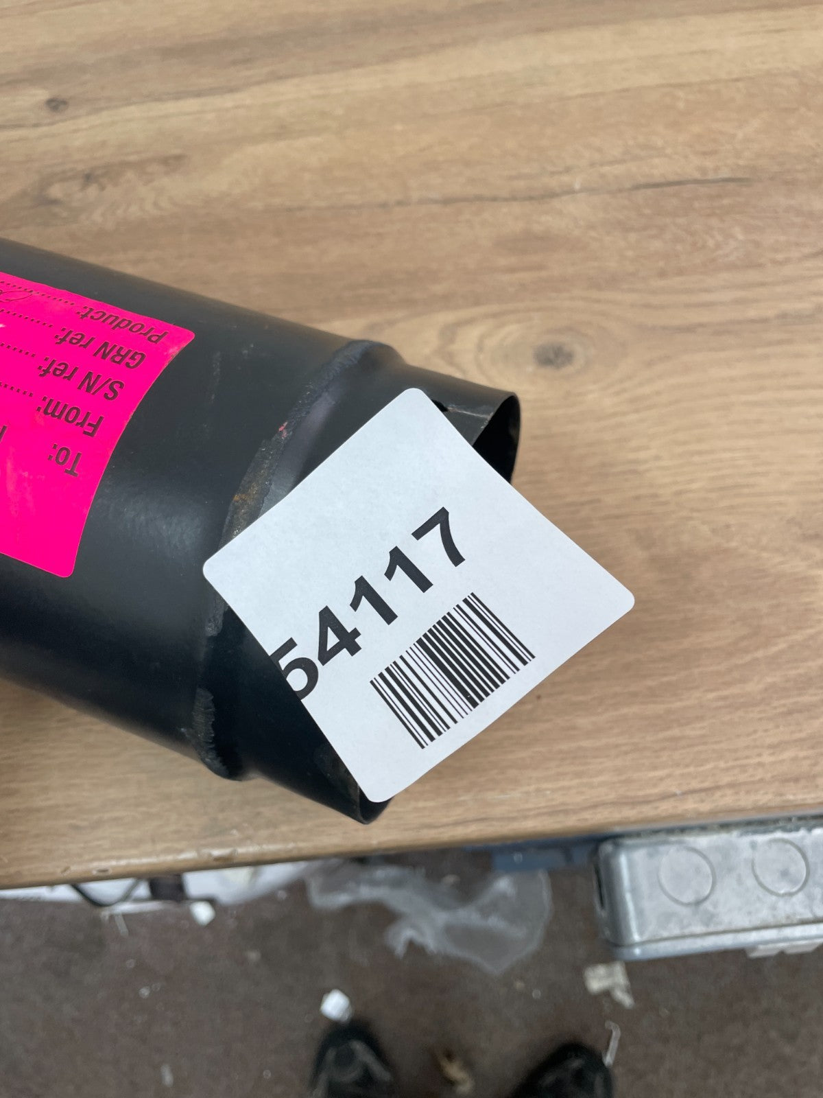 5 Inch x 1000mm Matt Black Flue Pipe — Used (photo 5)