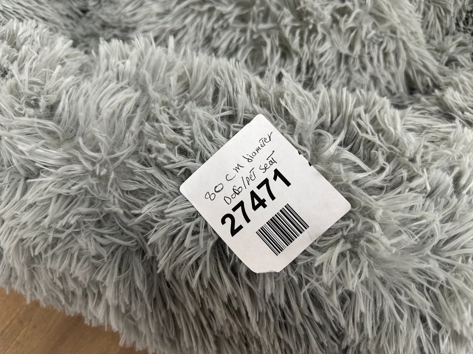 Plush Calming Dog Bed, Donut