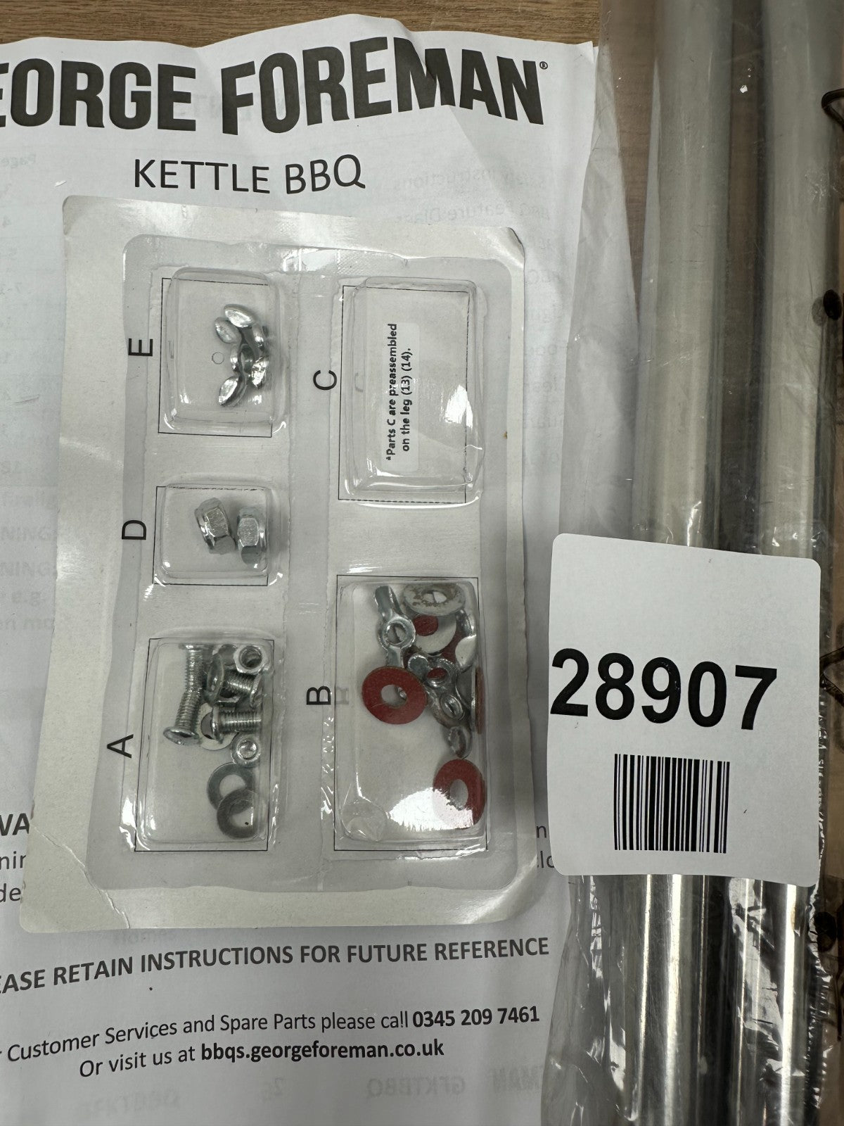George Foreman GFKTBBQ Kettle Barbeque — New (other) (photo 8)