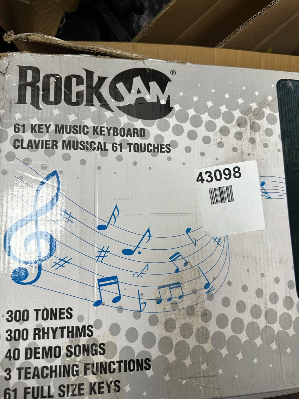 RockJam RJ461 61 Key Electric Keyboard
