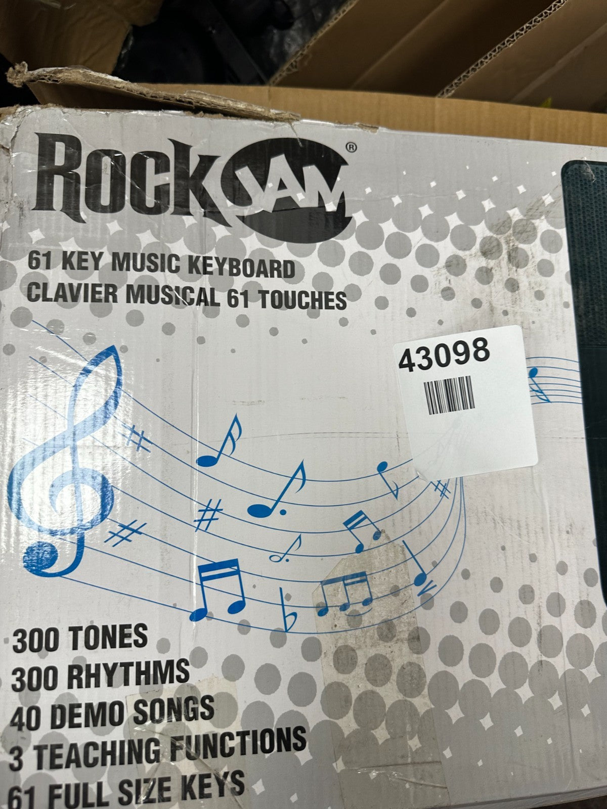 RockJam RJ461 61 Key Electric Keyboard