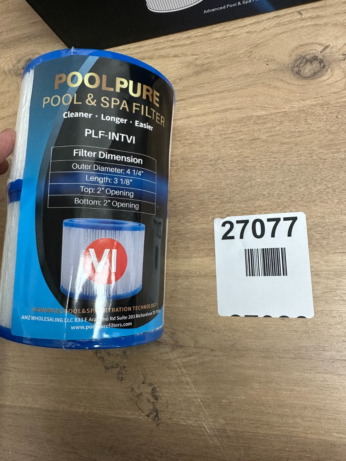 Pack of 6 poolpure pool and spa filter PLF-INTVI