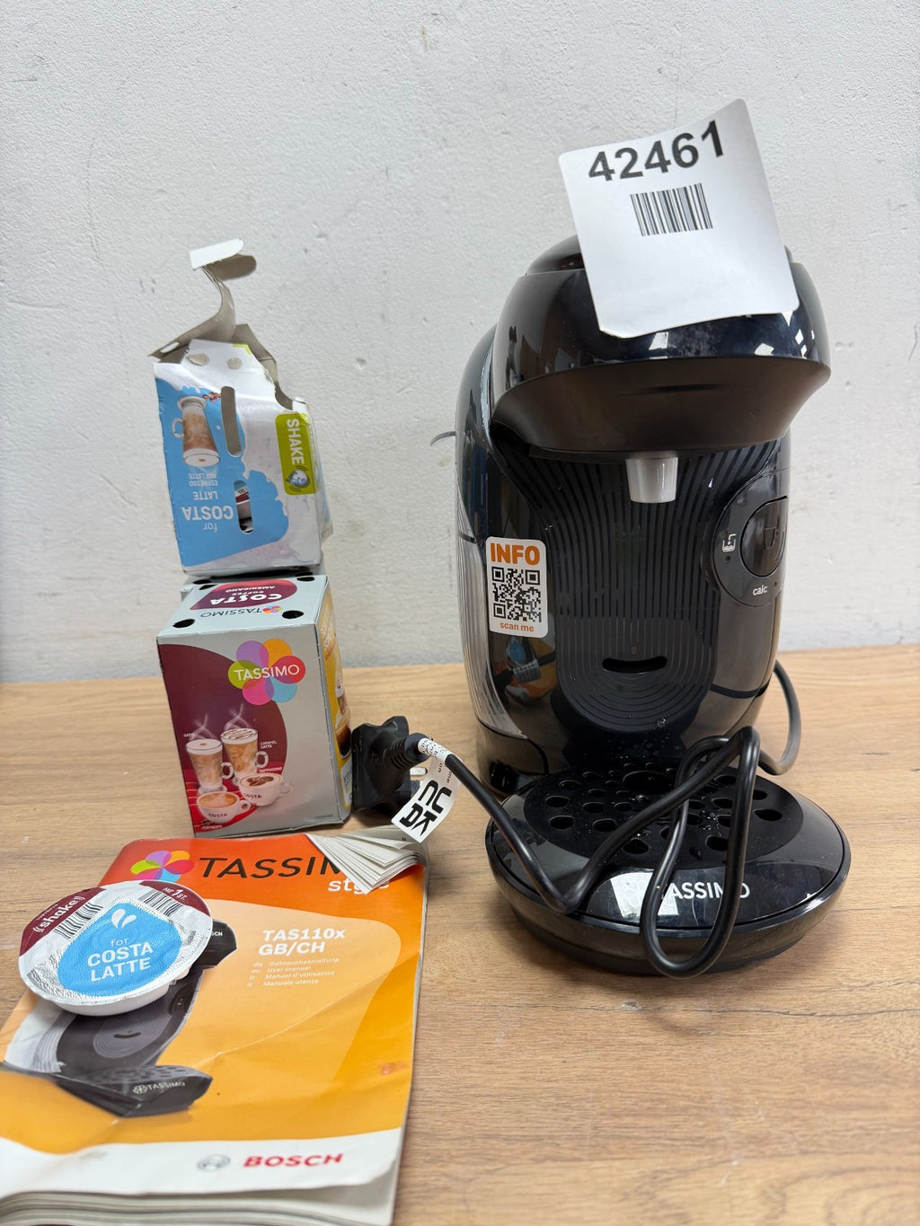 Tassimo Style Coffee Pod Machine The Compact One TAS110x