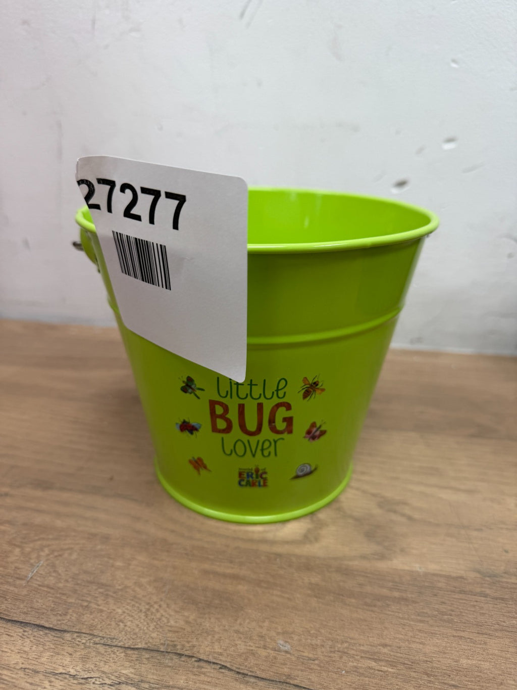 Eric carleThe Very Hungry Caterpillar Children's Metal Bucket