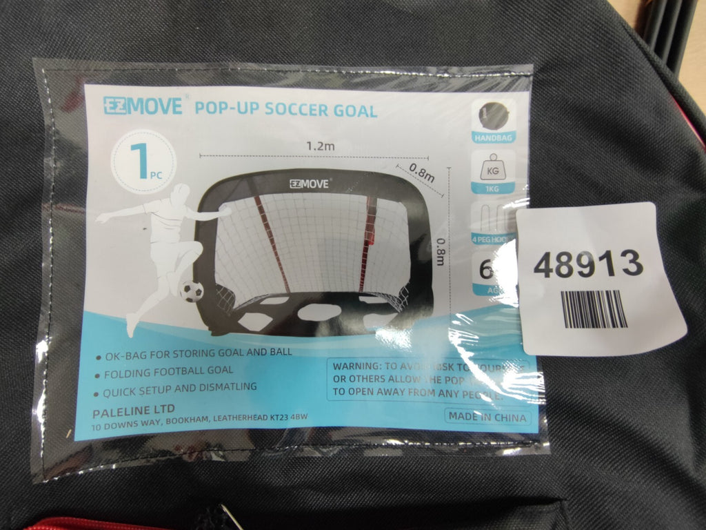 ezmove Pop-Up Football Goal Set for Kids - Portable Mini Design | Ideal for Gard