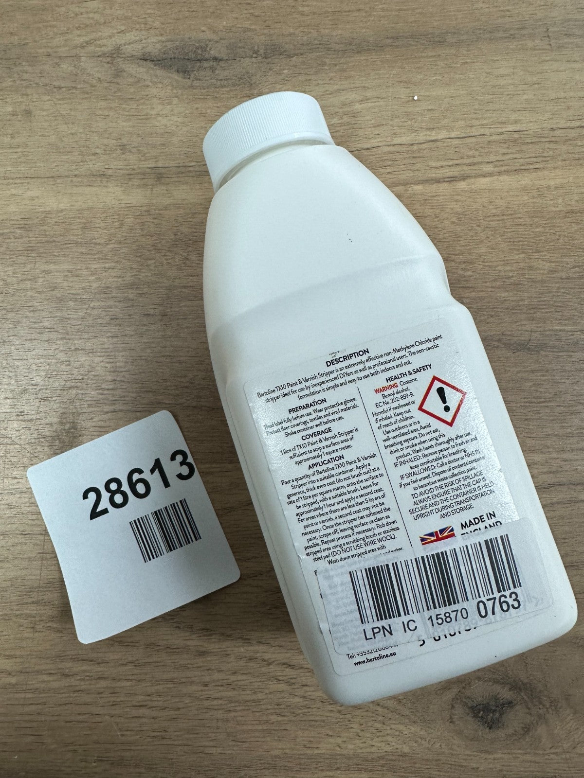 Bartoline TX10 Non-flammable Paint & Varnish Stripper