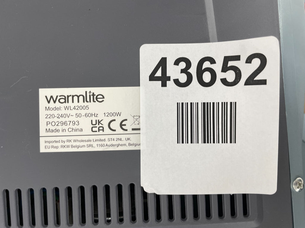 Warmlite WL42005 1200W Halogen Heater - Grey — New (other) (photo 6)