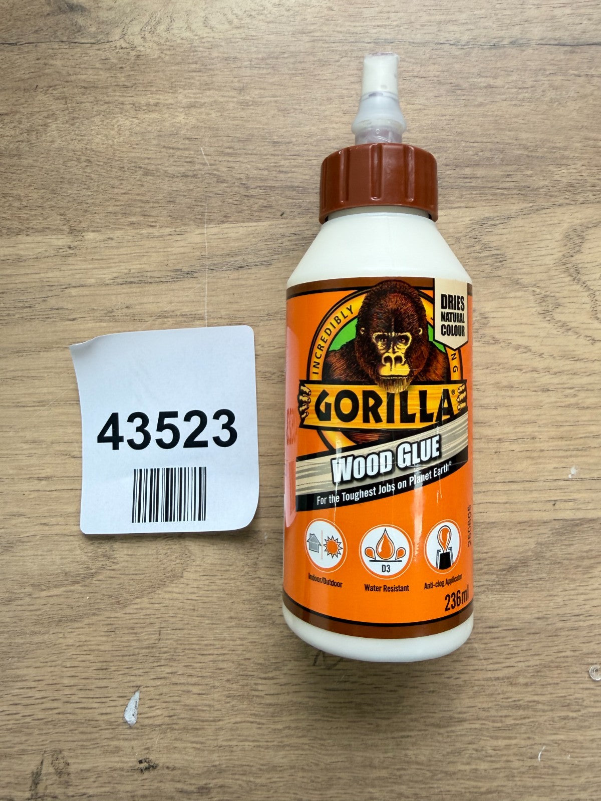 Gorilla 236ml Wood Glue