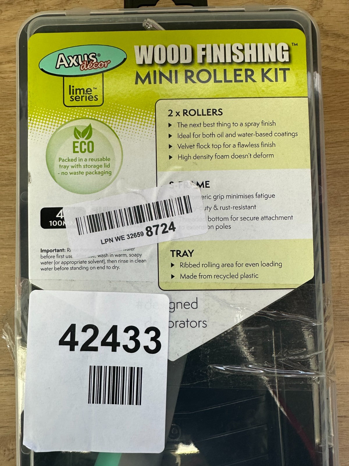 Axus Wood Finishing 4in Mini Roller