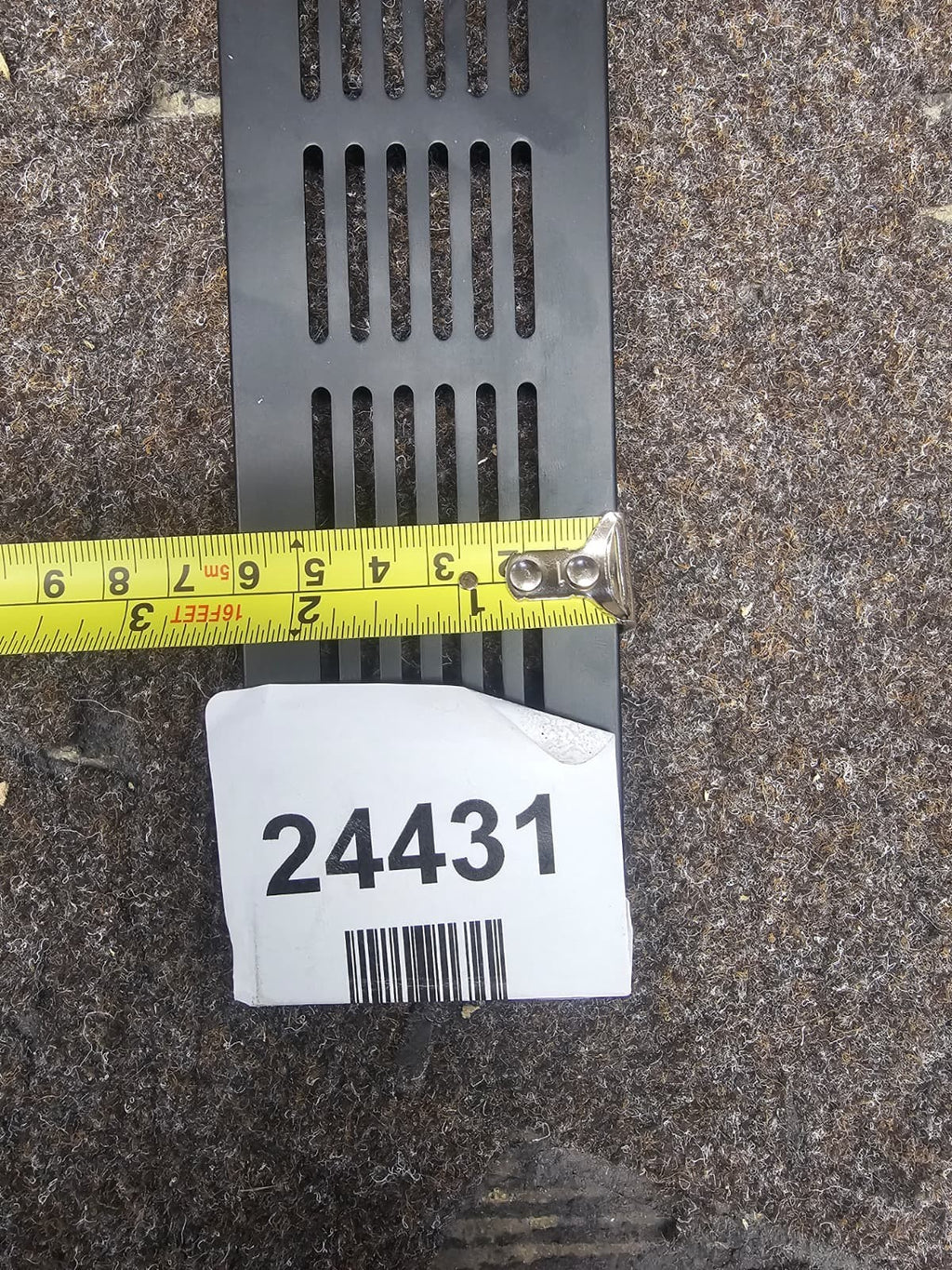 Aluminium vent grill kitchen plinth / worktop heat - black 50x 6 cm — New (other) (photo 2)