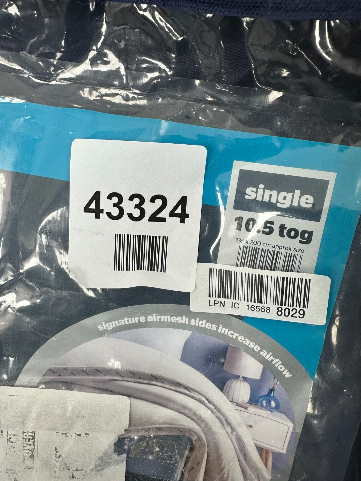 Silentnight Airmax Single Duvet – 10.5 Tog Breathable All Season Duvet Quilt wit
