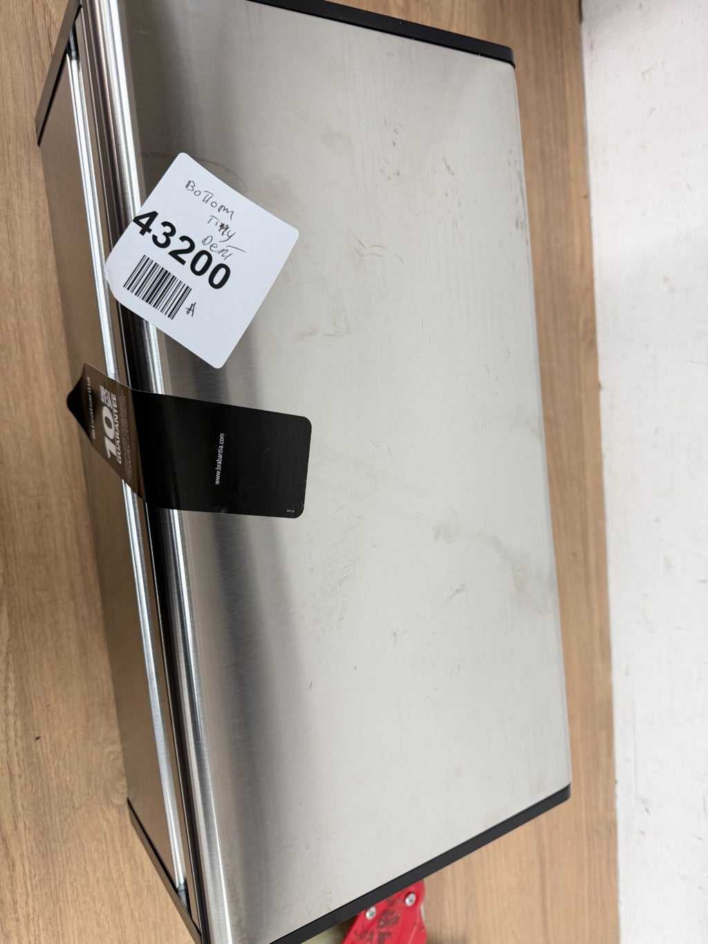 Brabantia Bread Bin Metal Kitchen Storage Box-Bottom tiny dent