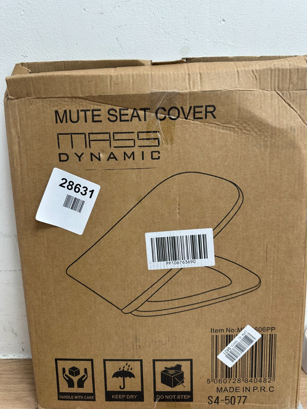 Mass Dynamic Square Toilet Seat- with Soft Close & Quick Release for Easy Clean
