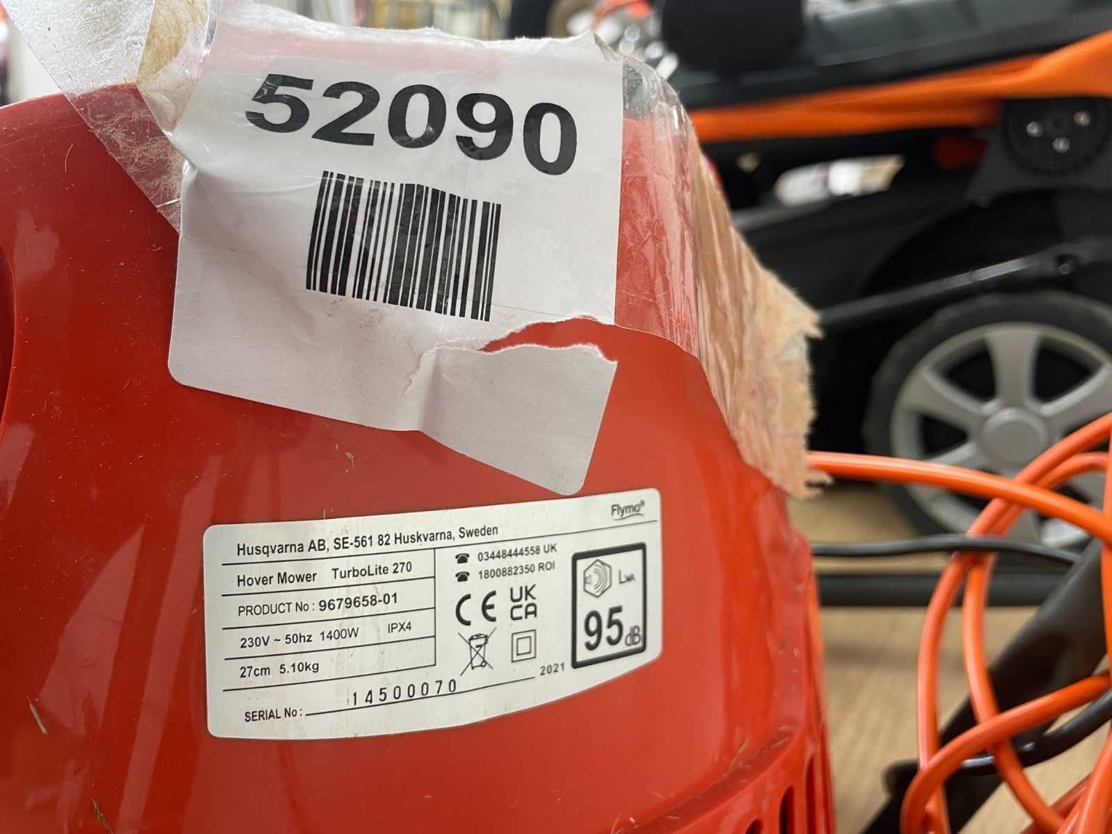 Flymo Turbo Lite 270 Hover Lawn Mower — Used (photo 5)