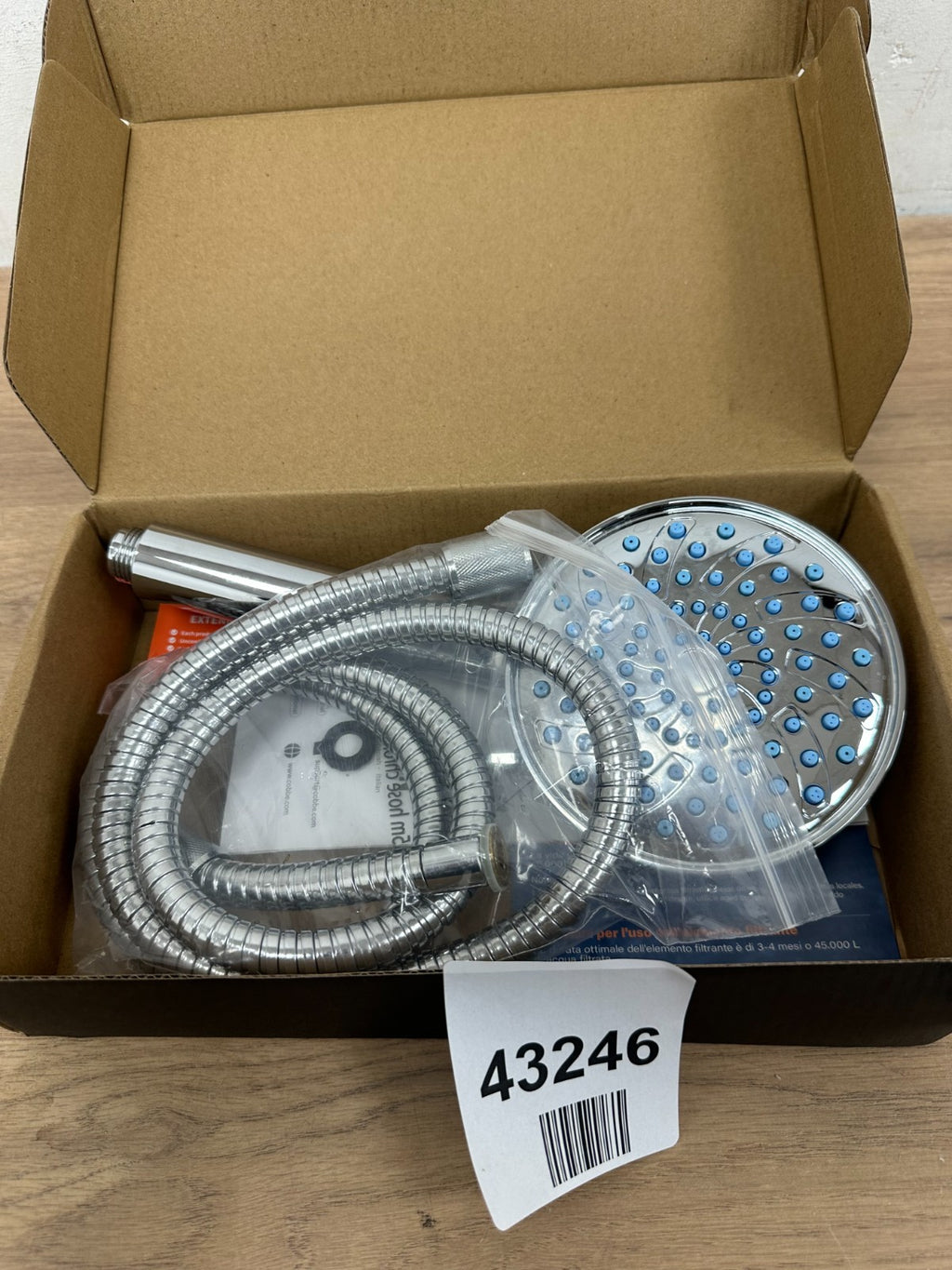 Cobbe Hard Water Filter Shower Head Hose
