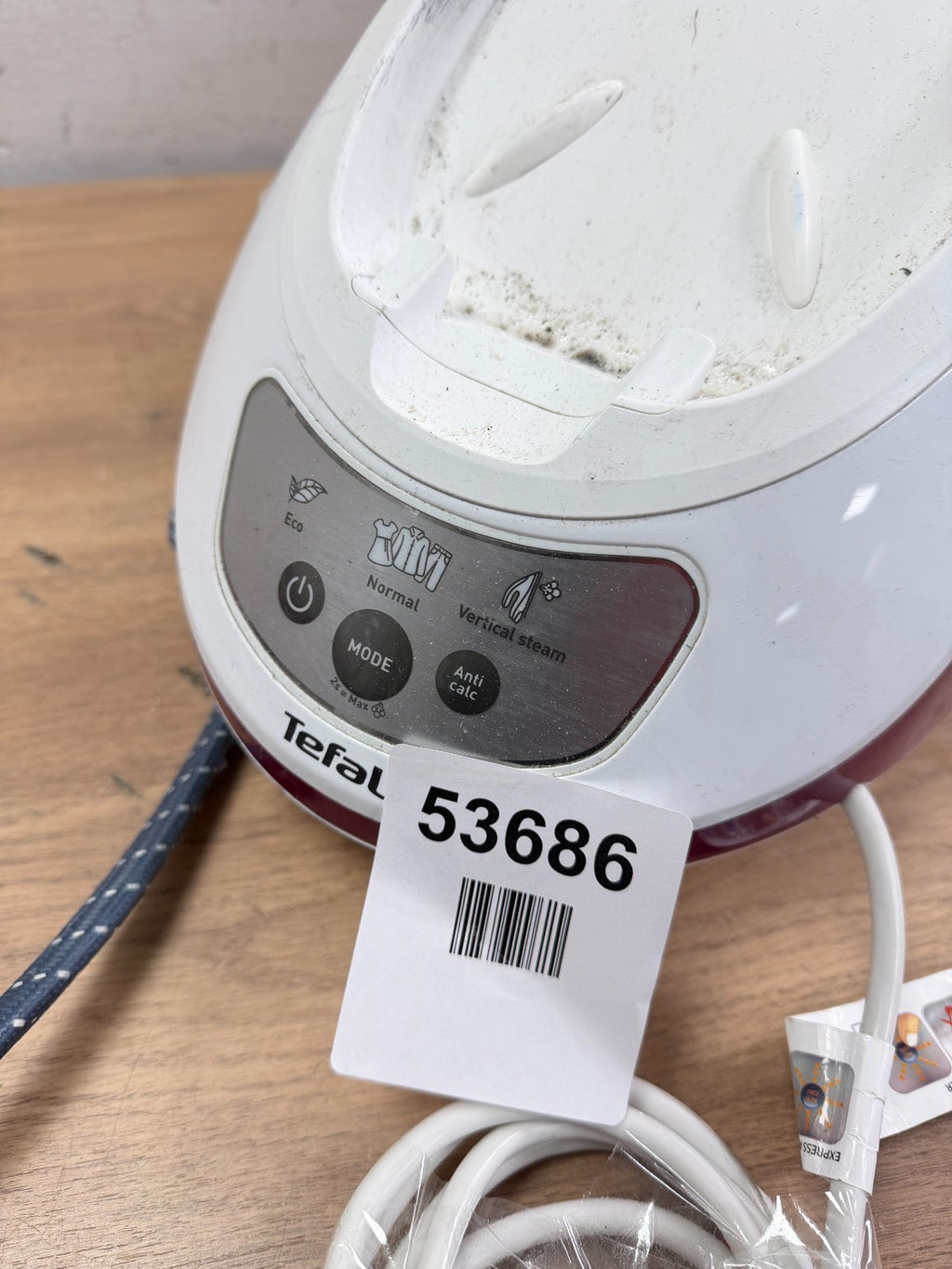 Tefal Express Protect SV9201 Steam Generator Iron - White & Burgundy