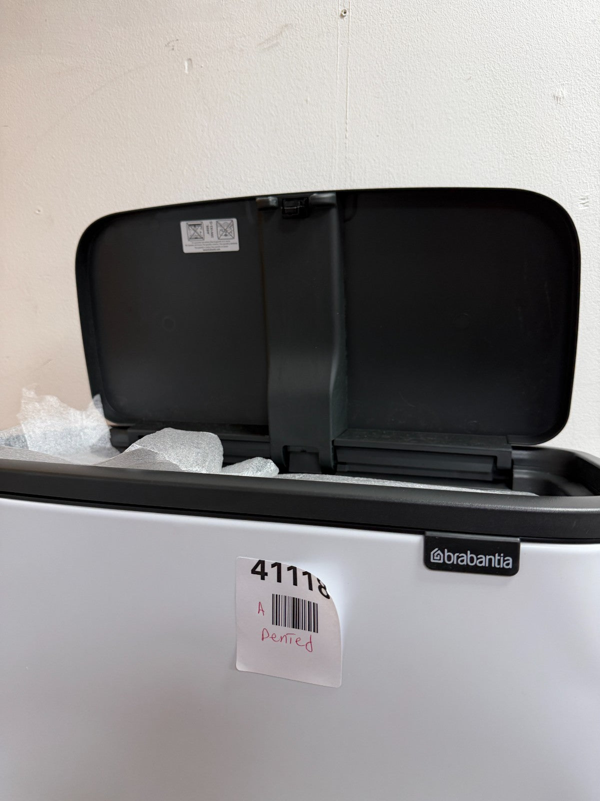 Brabantia Bo Touch Bin Hi - White