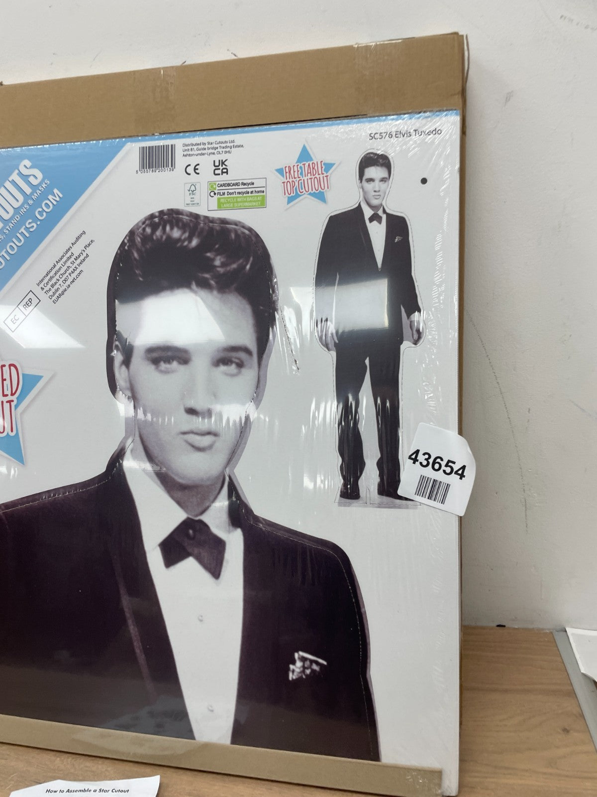 Star Cutouts Elvis Presley Tuxedo Cardboard Cutout115/8432 — New (other) (photo 3)
