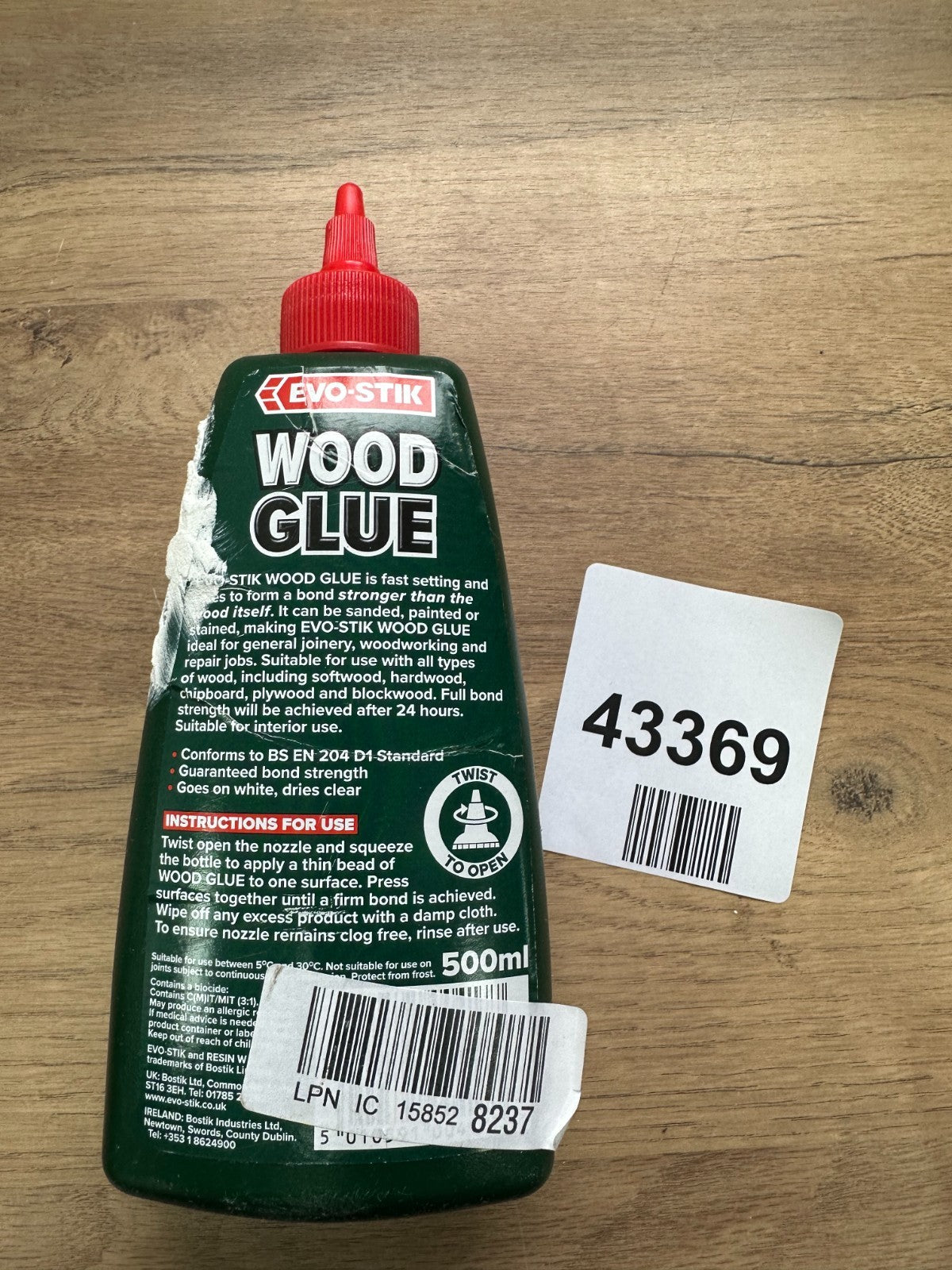 EVO-STIK Wood Glue- Interior - Extra Strong - Fast Setting Glue