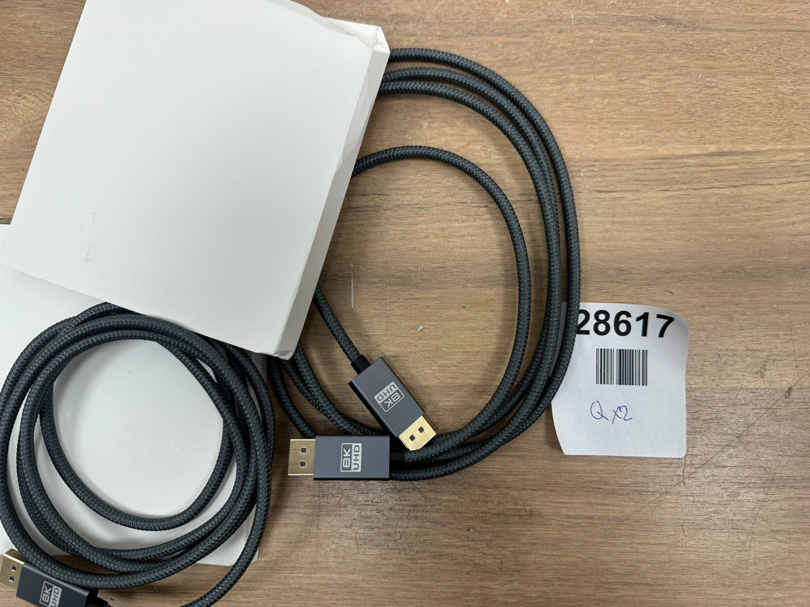 8K DisplayPort Cable