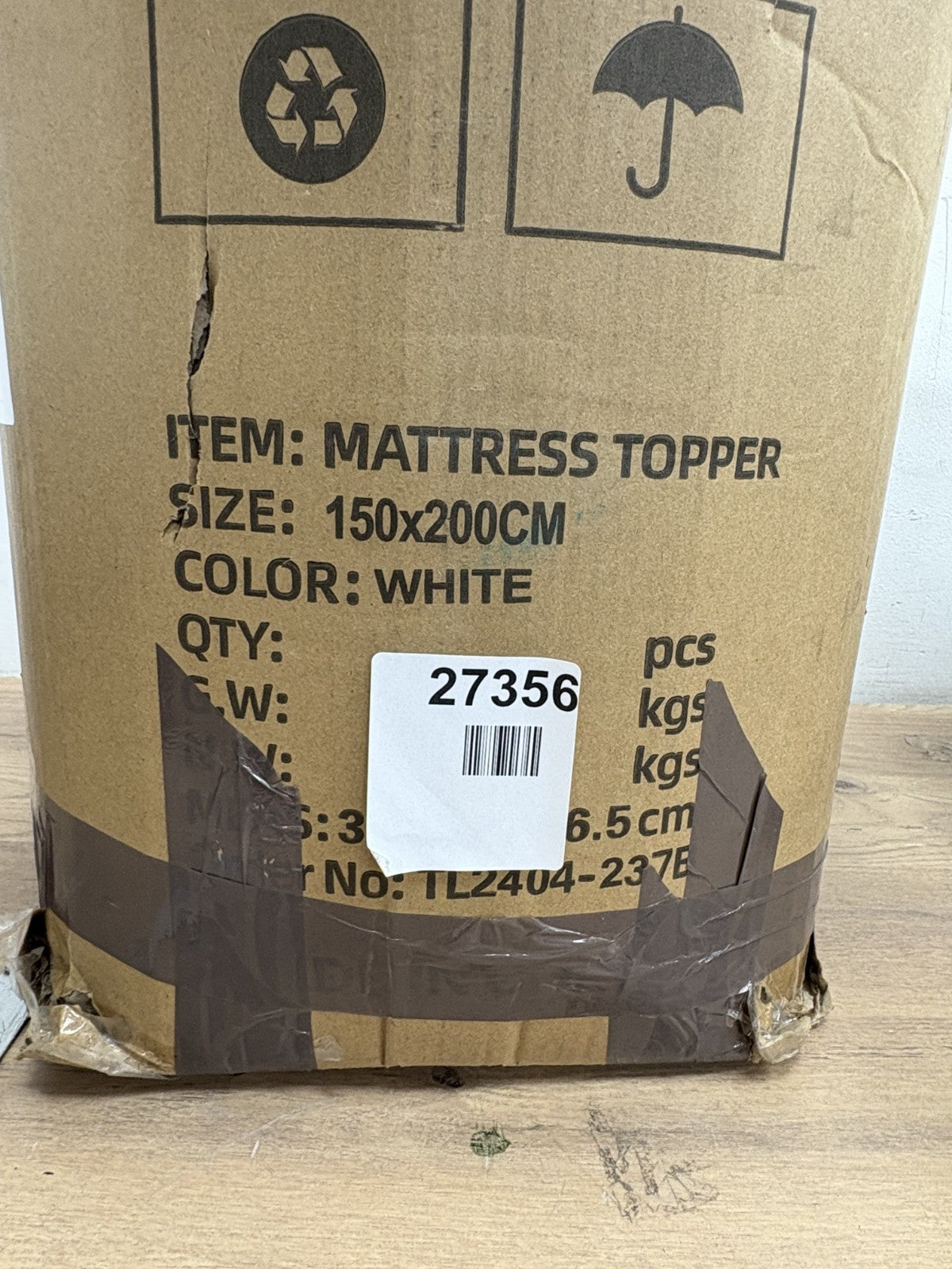 ELEMUSE Memory Foam Mattress Topper Kingsize Bed - Soft Mattress Topper with Bam — New (other) (photo 4)