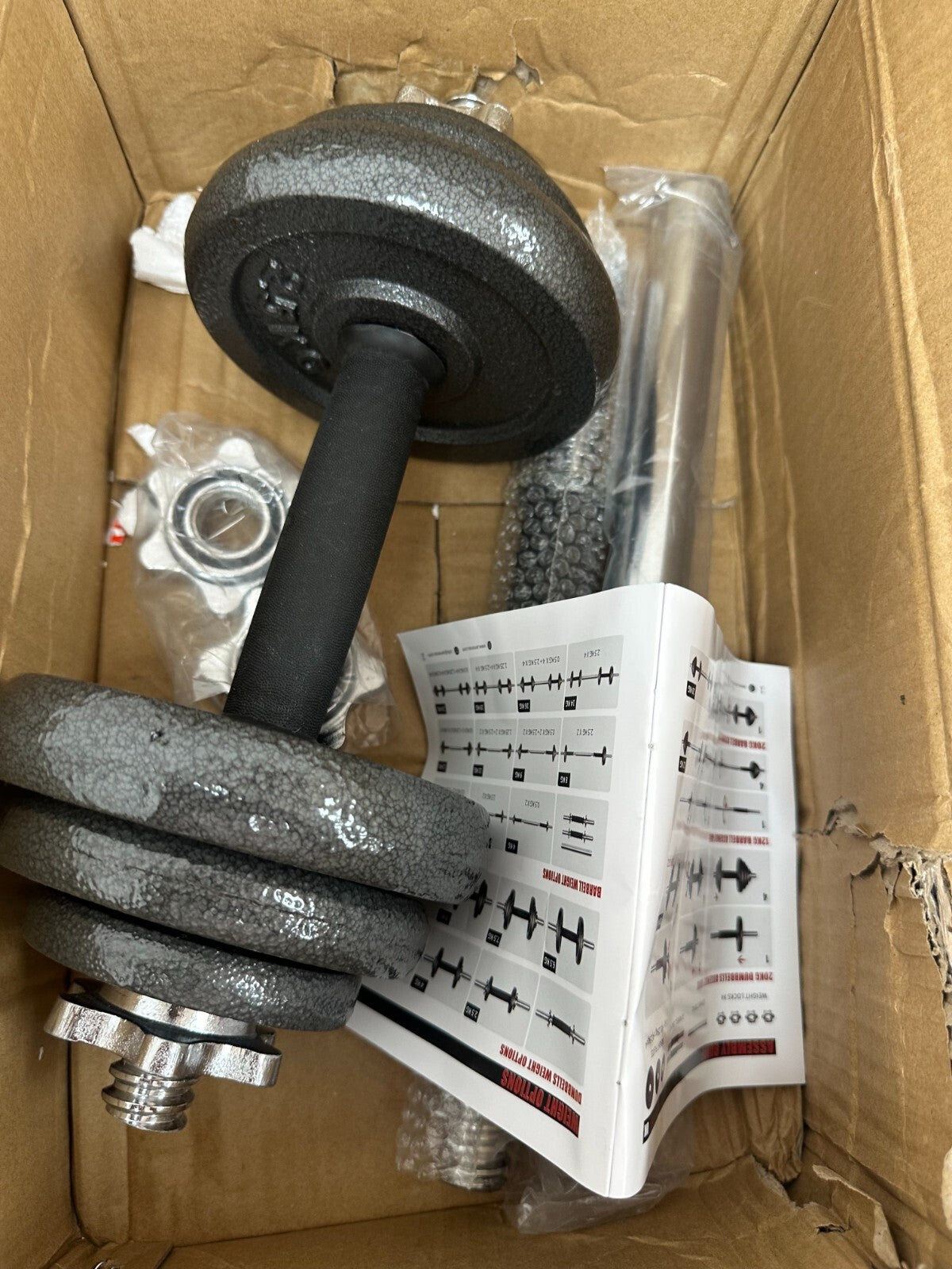 Amonax dumbbells set