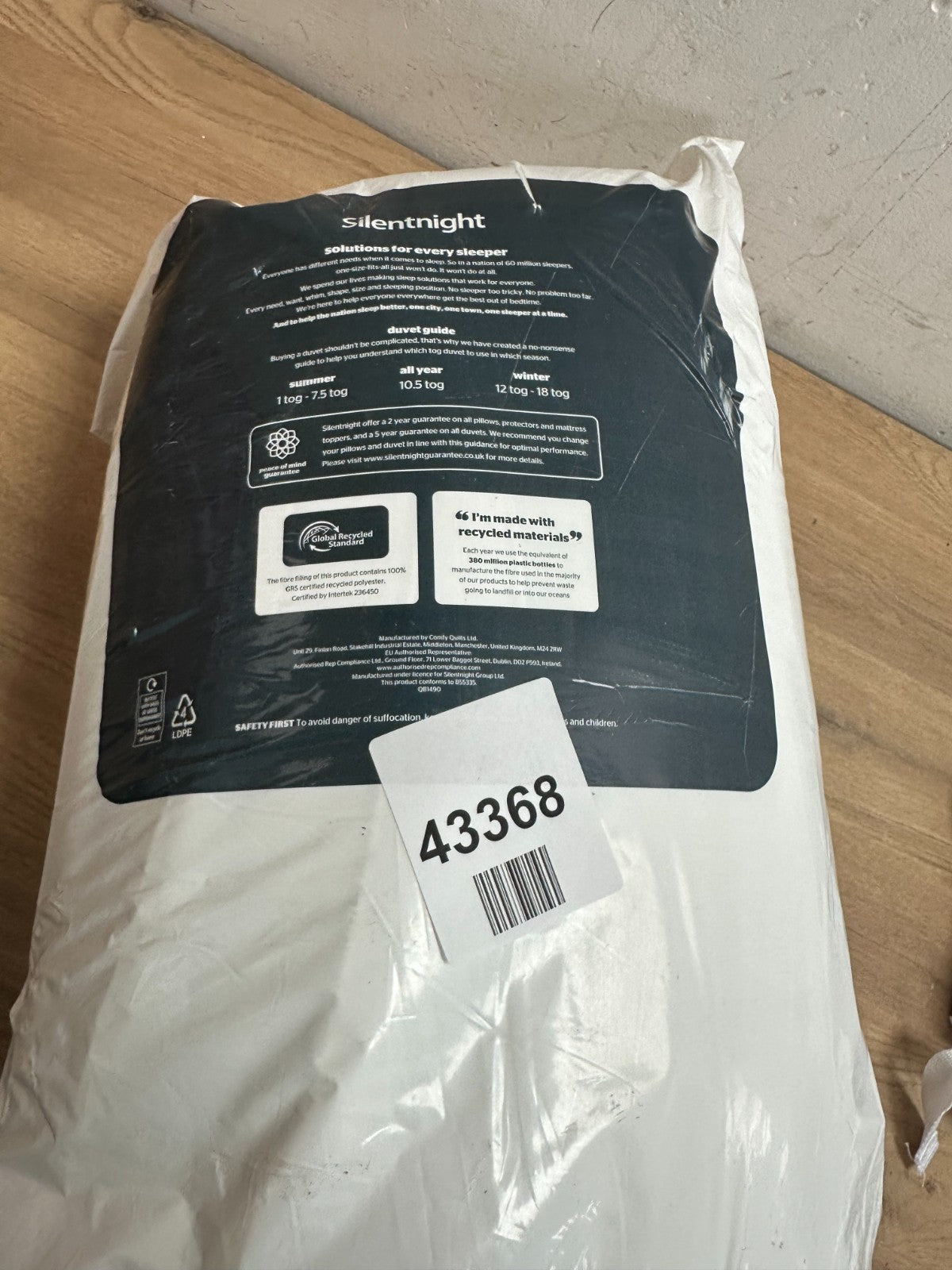 Silentnight Deep Sleep Duvet - Double — New (other) (photo 3)