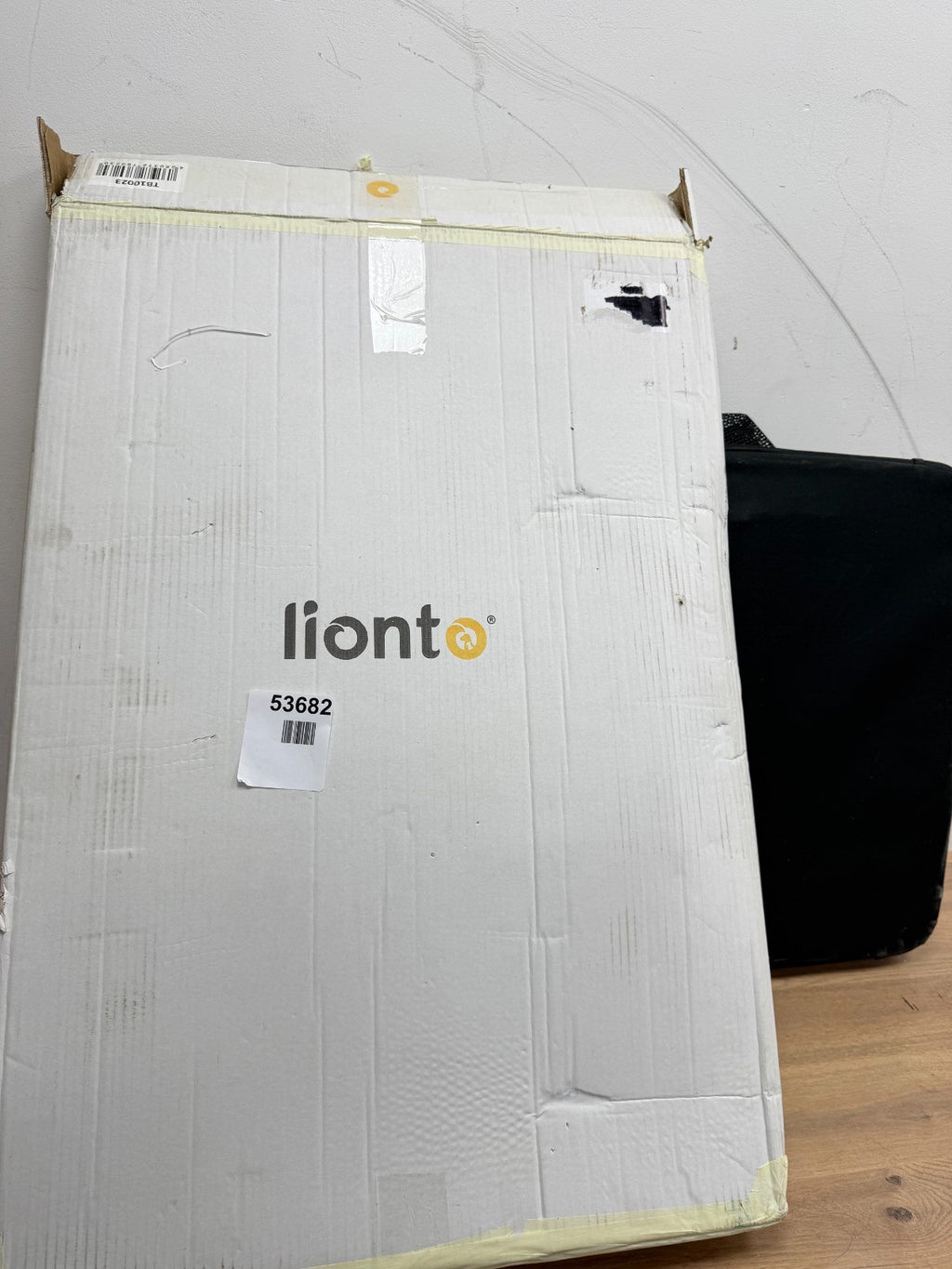 lionto Dog transport box foldable for travel & car, 50x34x36 cm, sturdy transpor