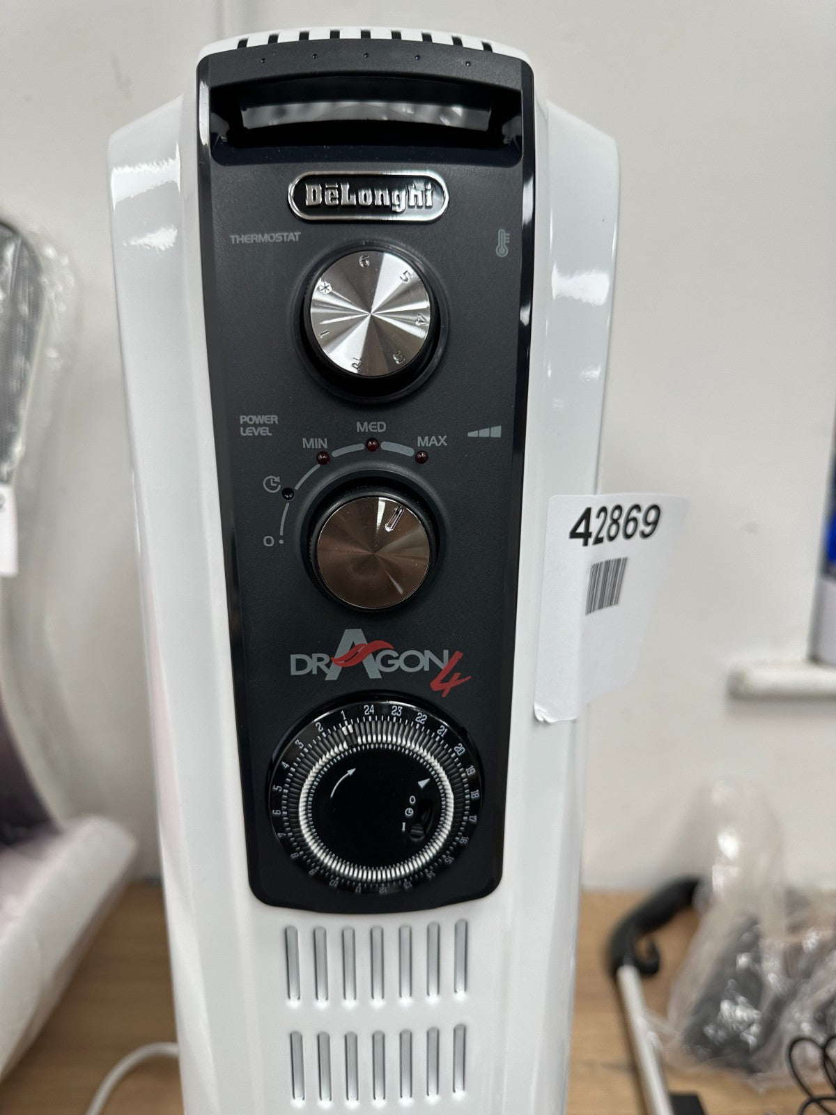 De'Longhi Dragon4 Oil filled radiator - Dented & Plug broken