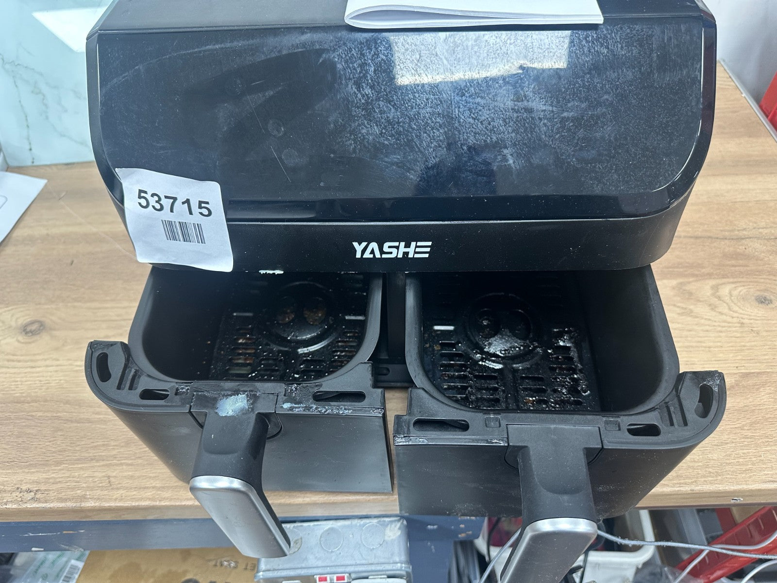 Yashe air fryer dual door