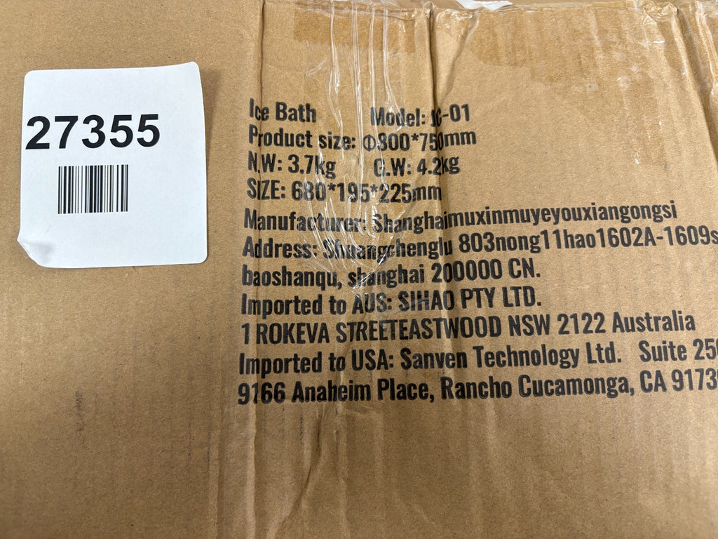 Vevor icebath JC-01 32"Lx30"H Ice Bath Tub — New (other) (photo 3)